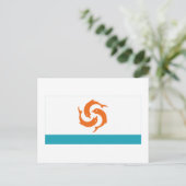 Lokale vlag van Anguilla Briefkaart (Staand voorkant)