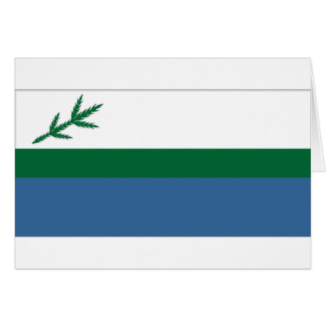 Lokale vlag van Canada Labrador (Voorkant Horizontaal)