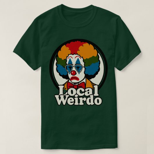Lokale weirdo 2 t-shirt (Design voorkant)