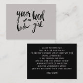 Lokale welkomstkaart visitekaartje (Voorkant / Achterkant)