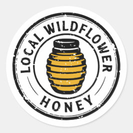 Lokale Wildflower Honey Sticker