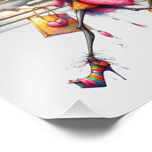 Lokale winkel foto afdruk (Hoek)