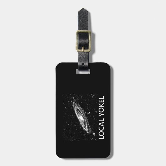 Lokale Yokel Bagagelabel (Voorkant verticaal)