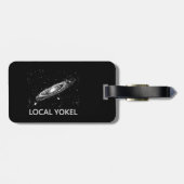 Lokale Yokel Bagagelabel (Achterkant horizontaal)