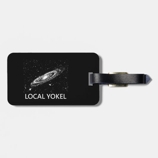 Lokale Yokel Bagagelabel (Achterkant horizontaal)