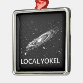 Lokale Yokel Metalen Ornament (Links)