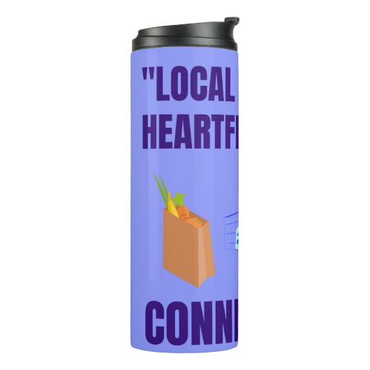 Lokale zakelijke offerte kopen thermosbeker (Gedraaid links)