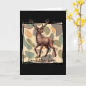 Lokale Zuidelijke Jongen Herten Jagen Camo Buiten  Kaart (Gele Bloem)