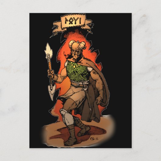 Loki Briefkaart (Voorkant)