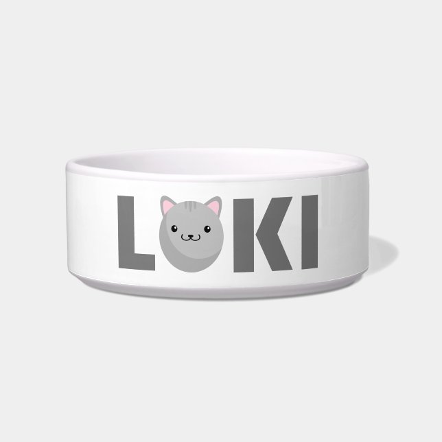 Loki Cat Bowl Voerbakje (Voorkant)