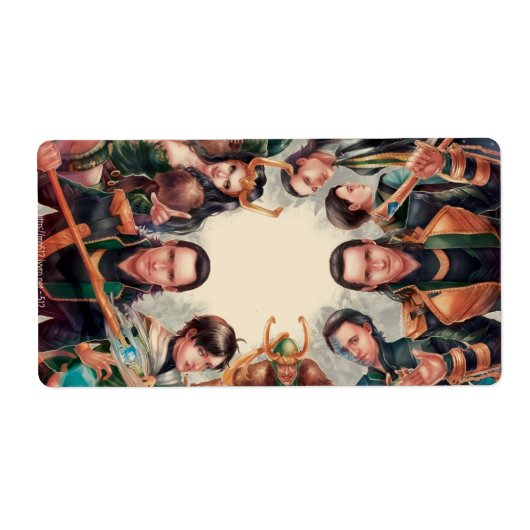 Loki in alle labels (Voorkant)