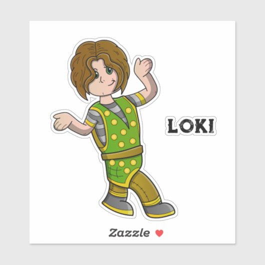 Loki Noorse mythologie Sticker (Vel)