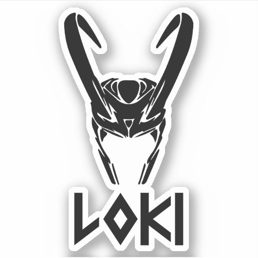 Loki sticker logo (Voorkant)
