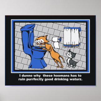 Loki "Toilet Trouble" Bathroom Print