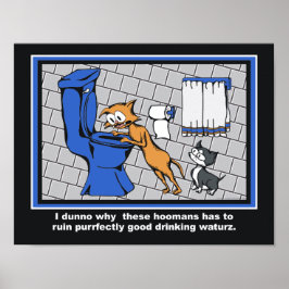 Loki "Toilet Trouble" Bathroom Print