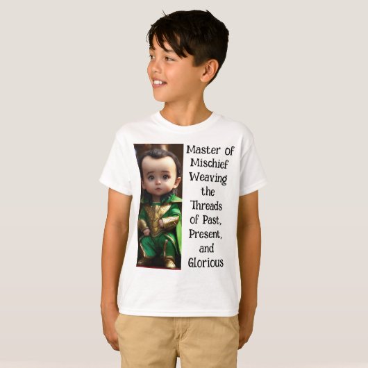 Loki: Verleden, Cadeau en Glorious Future Graphic T-shirt (Voorkant volledig)