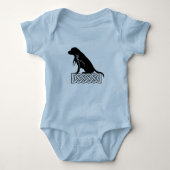 Loki's Boeddies: Beagle Mickey Black Romper (Voorkant)