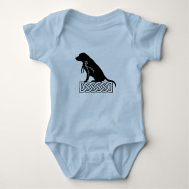 Loki's Boeddies: Beagle Mickey Black Romper