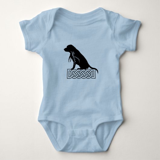 Loki's Boeddies: Beagle Mickey Black Romper (Voorkant)