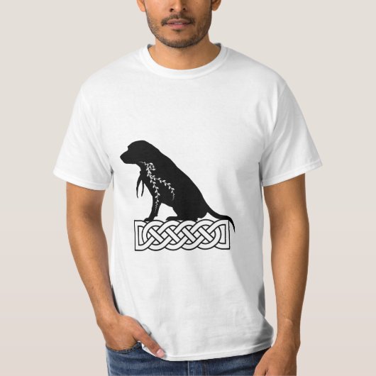 Loki's Boeddies: Beagle Mickey Black T-shirt (Voorkant)