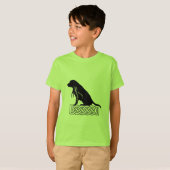 Loki's Boeddies: Beagle Mickey Black T-shirt (Voorkant volledig)