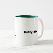 Loki's Boeddies: Beagle Mickey Black Tweekleurige Koffiemok (Voorkant rechts)