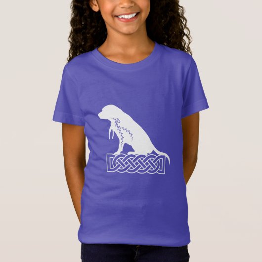 Loki's Boeddies: Beagle Mickey White T-shirt (Voorkant)