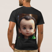 "Loki's Power: Superhero animatie T-shirt" T-shirt (Achterkant)