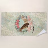 Loki's vrienden: Mika en Chidori Bengaalse katten Strandlaken (Voorkant)