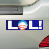 LOL Anti Obama Bumpersticker (Op auto)