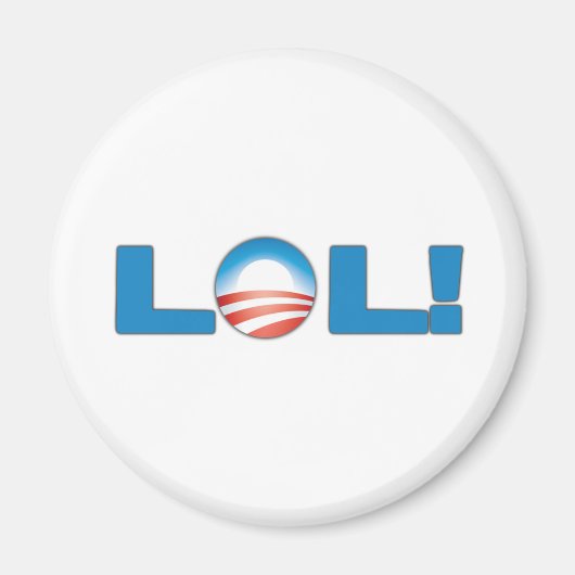 LOL Anti Obama Magneet (Voorkant)