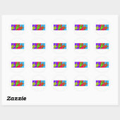 LOL ASL Sign Language Design #2 Ronde Sticker (Vel)