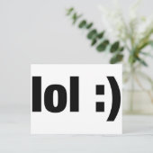 lol briefkaart (Staand voorkant)