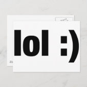 lol briefkaart (Voorkant / Achterkant)