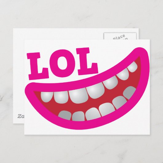 LOL BRIEFKAART (Voorkant / Achterkant)