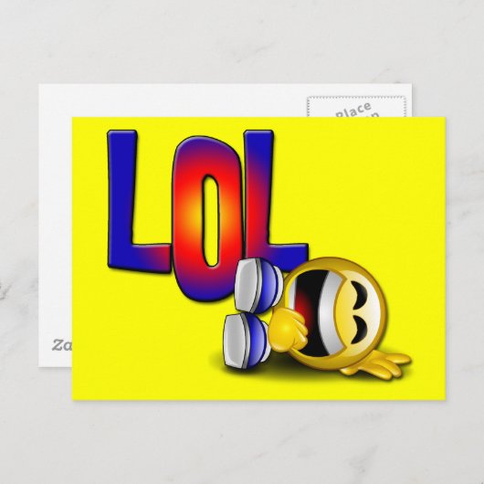 LOL BRIEFKAART (Voorkant / Achterkant)