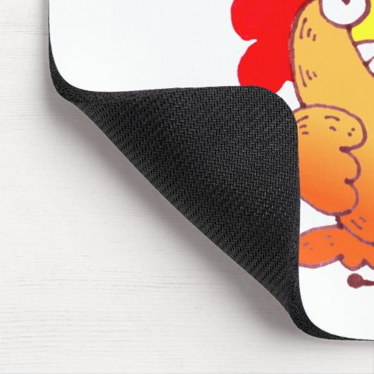 LOL Chicken Cartoon | Funny Chicken Cartoon Muismat (Hoek)