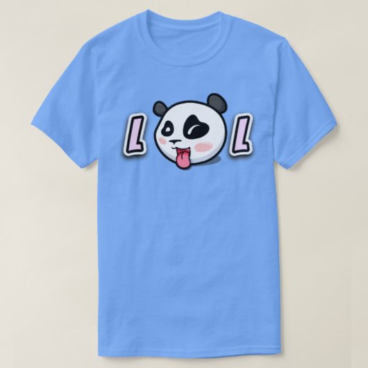 LOL Cute Panda face T-shirt (Design voorkant)