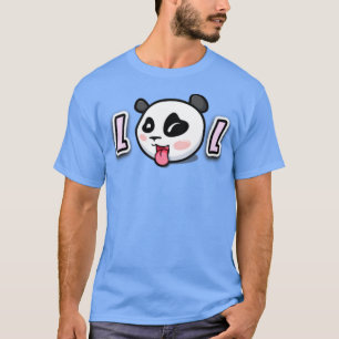 LOL Cute Panda face T-shirt