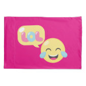 LOL Emoji Bubble Kussensloop (Achterkant)