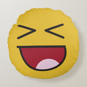 lol. emoji rond kussen