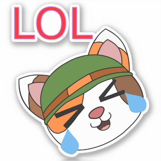 LOL Emoji Sticker (Voorkant)