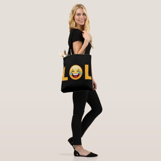 LOL EMOJI TOTE BAG (Op model)