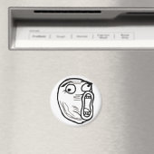 lol face meme humor rofl omfg omfg magneet (Insitu (Vaatwasser))