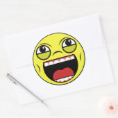 LOL Face Ronde Sticker (Envelop)