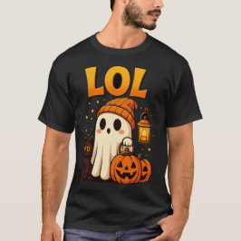 LOL Ghost Halloween T-shirt | Schattigee Spooky Pu