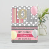 "LOL" Girl Slumber Party Birthday Kaart (Staand voorkant)