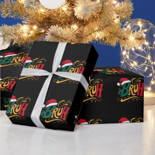Lol Grappig Kerstmis Kerst Vakantie Familie Cadeaupapier