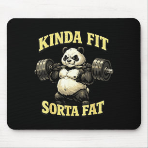 Lol grappige gympanda_ een beetje fit ietwat dik g muismat