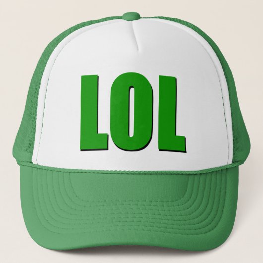 LOL groen Trucker Pet (Voorkant)